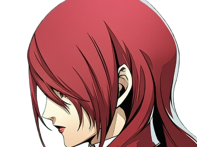 Sticker mitsuru kirijo sees persona 3 reload anime manga jeu rousse femme waifu eleve presidente bde par Dark-63