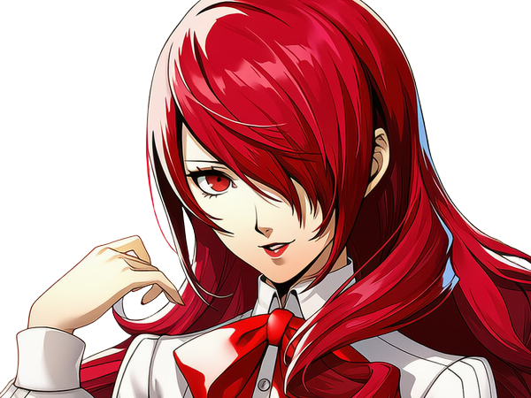 mitsuru kirijo sees persona 3 reload anime manga jeu rousse femme waifu eleve presidente bde