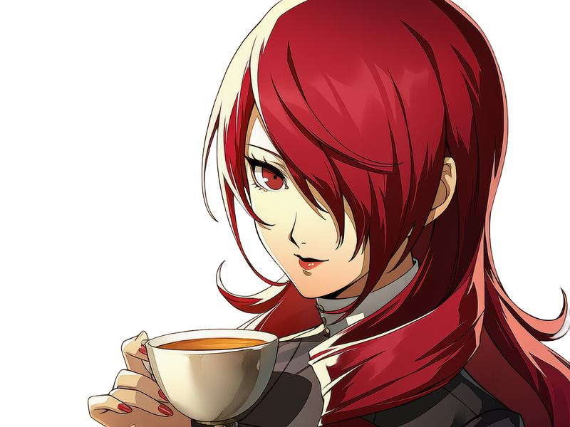 mitsuru kirijo sees persona 3 reload anime manga jeu rousse femme waifu eleve presidente bde
