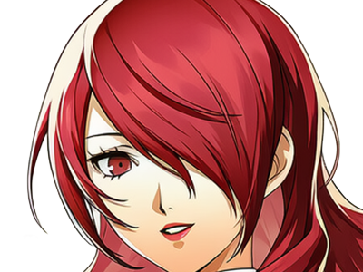 Sticker mitsuru kirijo sees persona 3 reload anime manga jeu rousse femme waifu eleve presidente bde par Dark-63