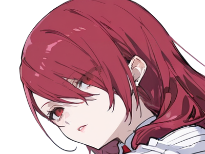Sticker mitsuru kirijo sees persona 3 reload anime manga jeu rousse femme waifu eleve presidente bde par Dark-63