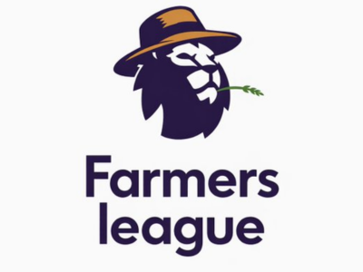 premier league pl farmers fermier fraude fermiers logo nul chiant ennuyant ennuyeux ennui surcote surcotee
