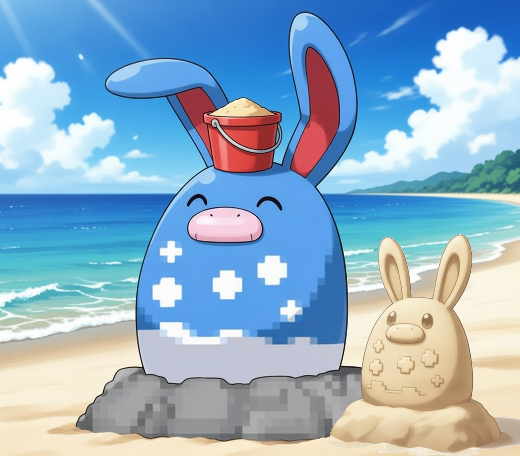 popol azumapiqueur pokemon vlt fic fusion plage content