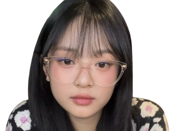 hanni newjeans kpop idol lunettes salut coreenne fille