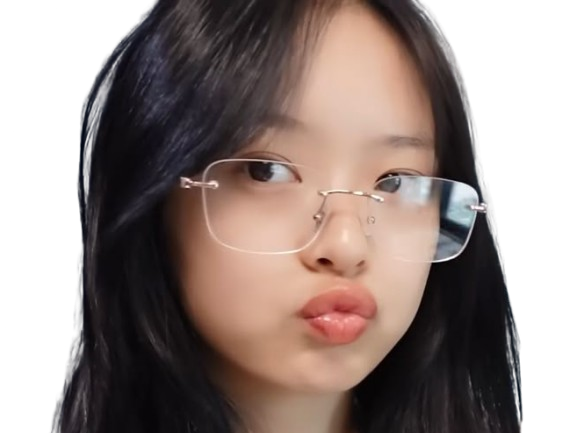 hanni kpop idol uwu mignonne lunettes cute coreenne asiatique newjeans