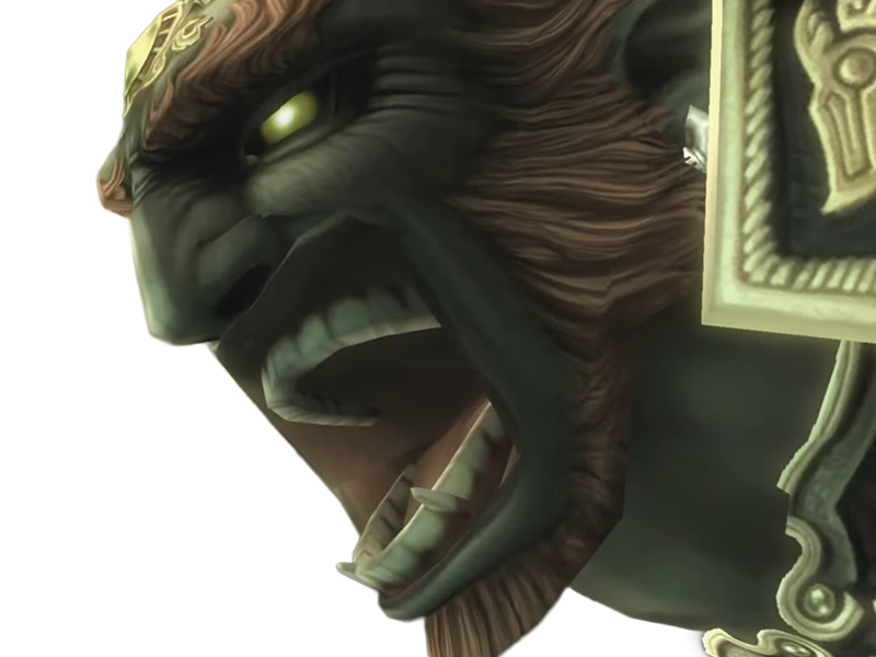 ganon ganondorf moupe roi des voleurs zelda gerudo twilight princess legend moustapha seigneur tenebres