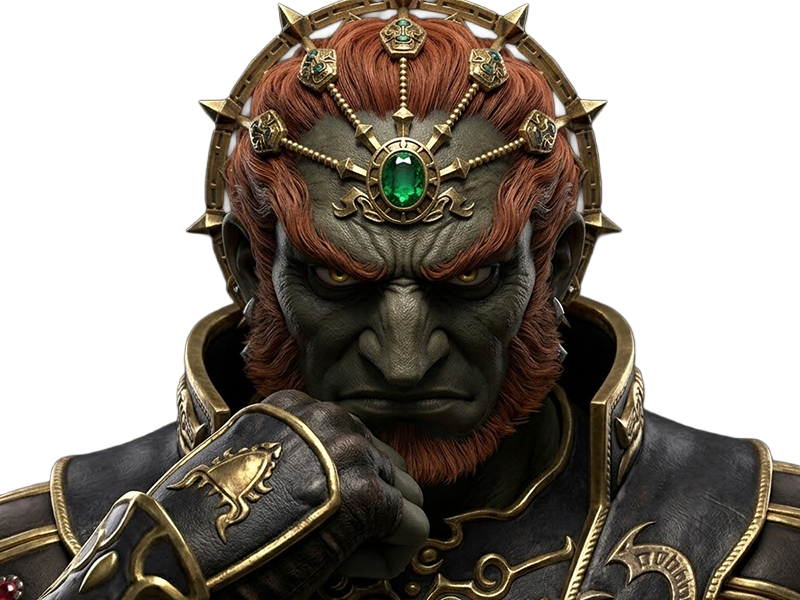 ganon ganondorf moupe roi des voleurs zelda gerudo twilight princess legend moustapha seigneur tenebres