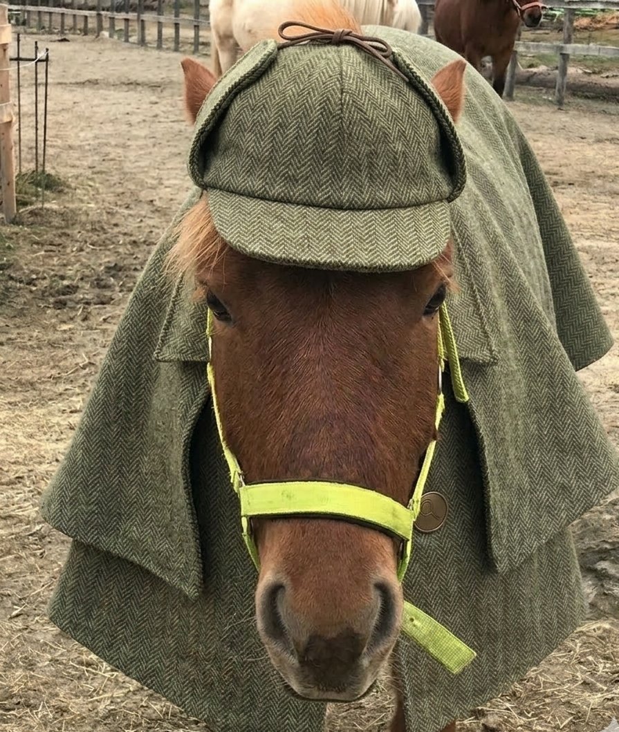 cheval inspecteur yaouuuuu cavalier chevalier casquette manteau ferme course jument poulain puceauetseul