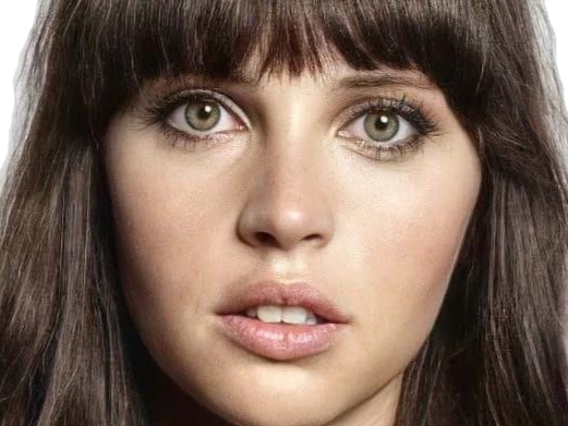 felicity jones star wars cheveux noir poetesse non romancable dommage bloop