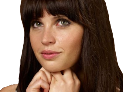 felicity jones star wars cheveux noir poetesse non romancable dommage bloop