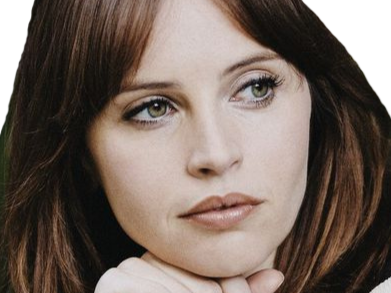 felicity jones star wars cheveux noir poetesse non romancable dommage bloop