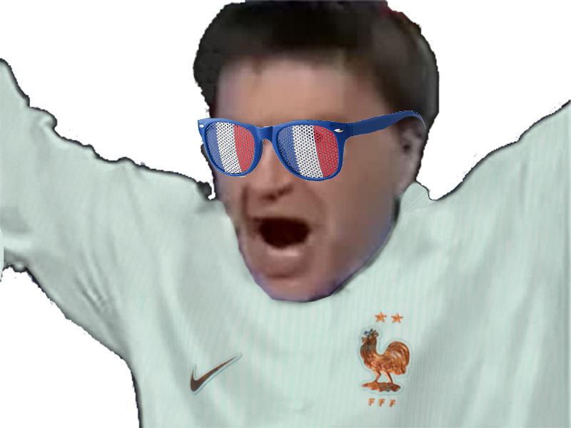 partrick montel alors peut etre 2026 maillot france football edf exterieur lunettes