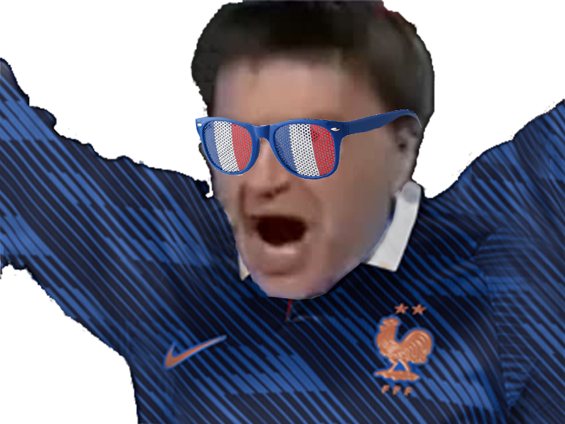 partrick montel alors peut etre 2026 maillot france football edf domicile lunettes