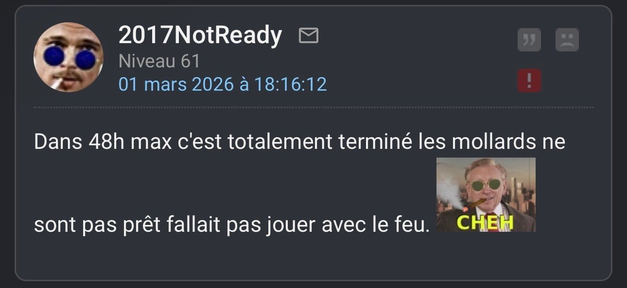 bourse notready lqq trump irak guerre call flop iran