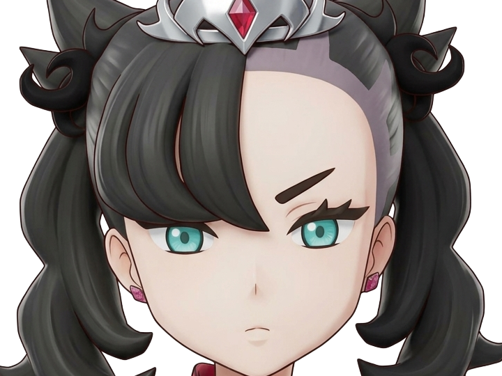 rosemary marnie mary pokemon pkm 8g galar dresseuse rivale anime jeu femme gothique punk