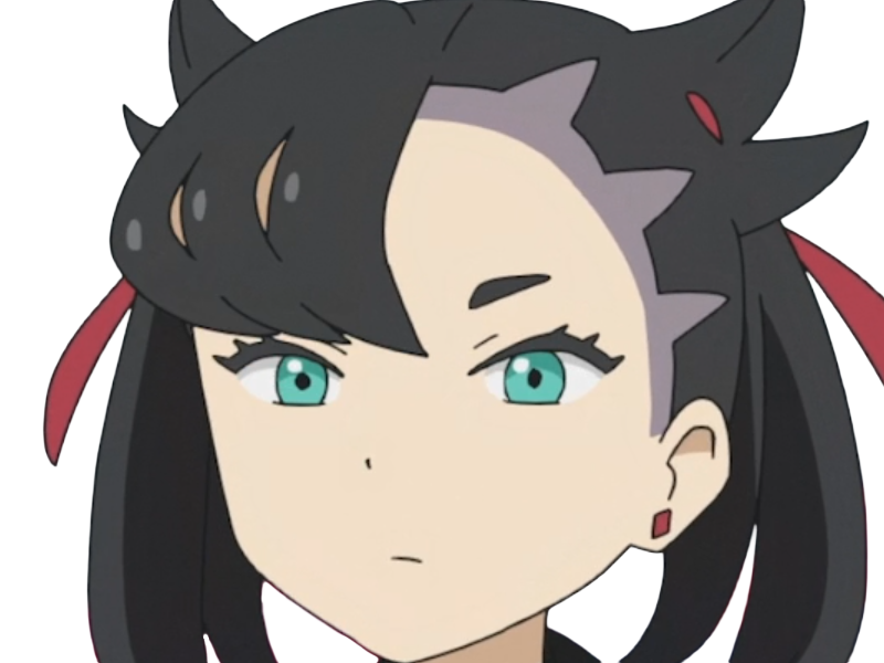 rosemary marnie mary pokemon pkm 8g galar dresseuse rivale anime jeu femme gothique punk