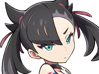 rosemary marnie mary pokemon pkm 8g galar dresseuse rivale anime jeu femme gothique punk