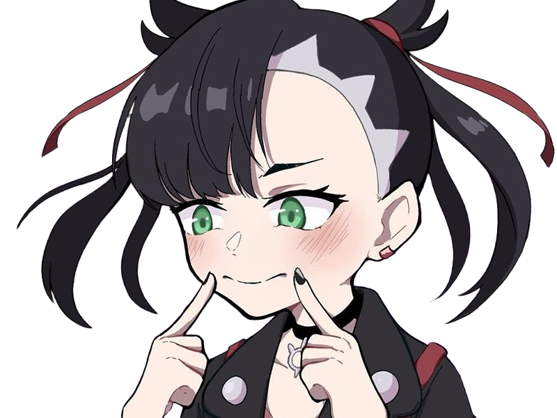 rosemary marnie mary pokemon pkm 8g galar dresseuse rivale anime jeu femme gothique punk