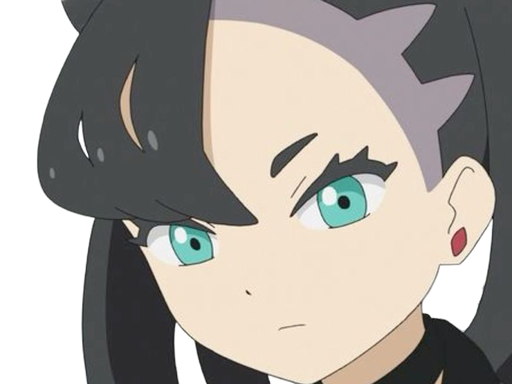 rosemary marnie mary pokemon pkm 8g galar dresseuse rivale anime jeu femme gothique punk