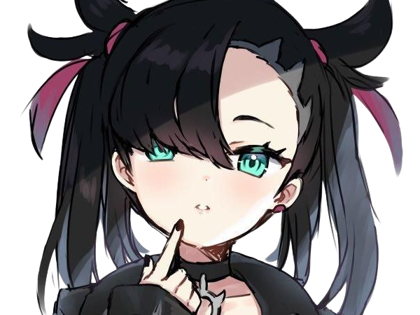 rosemary marnie mary pokemon pkm 8g galar dresseuse rivale anime jeu femme gothique punk