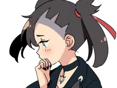 rosemary marnie mary pokemon pkm 8g galar dresseuse rivale anime jeu femme gothique punk