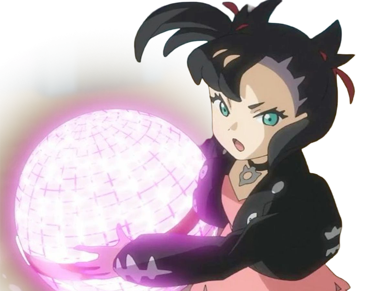 rosemary marnie mary pokemon pkm 8g galar dresseuse rivale anime jeu femme gothique punk