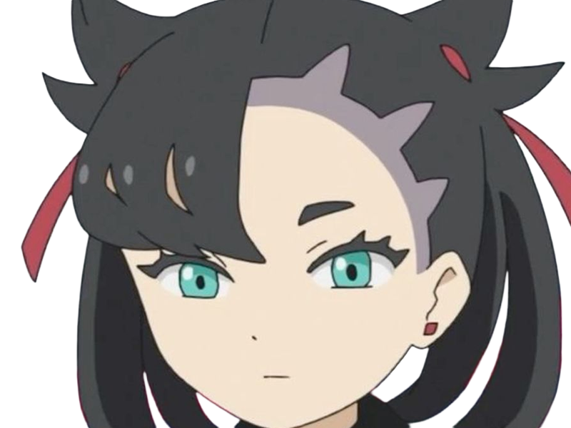 rosemary marnie mary pokemon pkm 8g galar dresseuse rivale anime jeu femme gothique punk