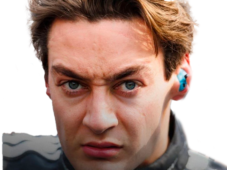 george russell russel georges mercedes f1 larmes enerve rage mechant rageux