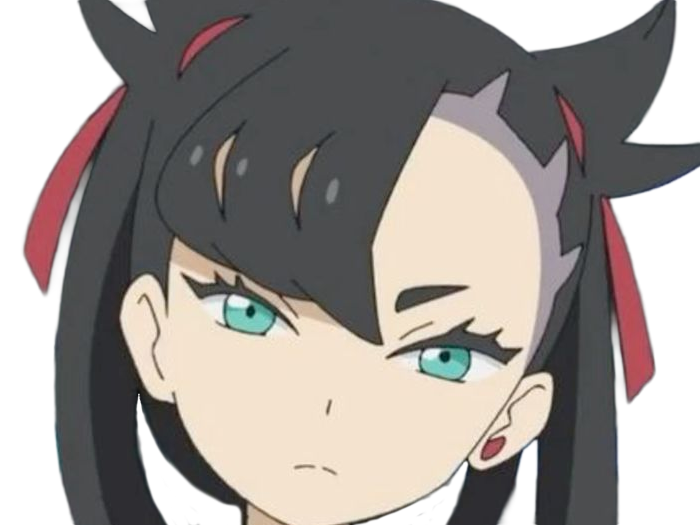 rosemary marnie mary pokemon pkm 8g galar dresseuse rivale anime jeu femme gothique punk