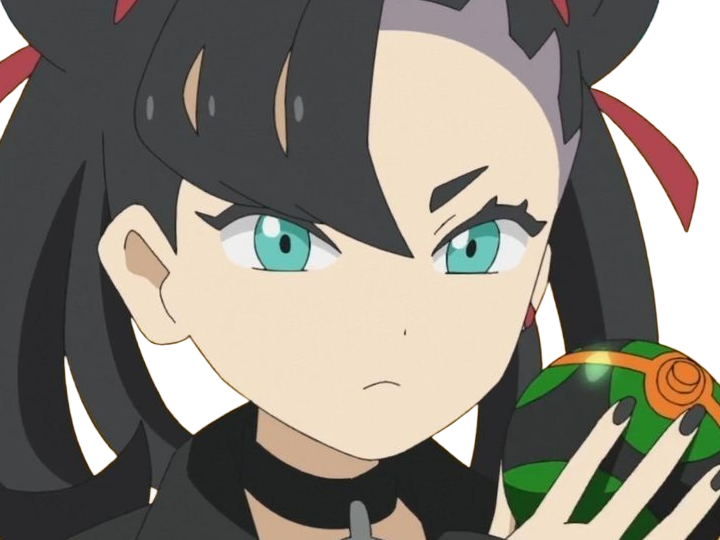 rosemary marnie mary pokemon pkm 8g galar dresseuse rivale anime jeu femme gothique punk