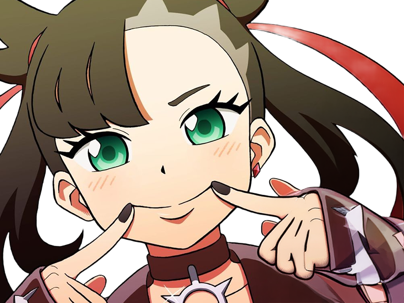 rosemary marnie mary pokemon pkm 8g galar dresseuse rivale anime jeu femme gothique punk