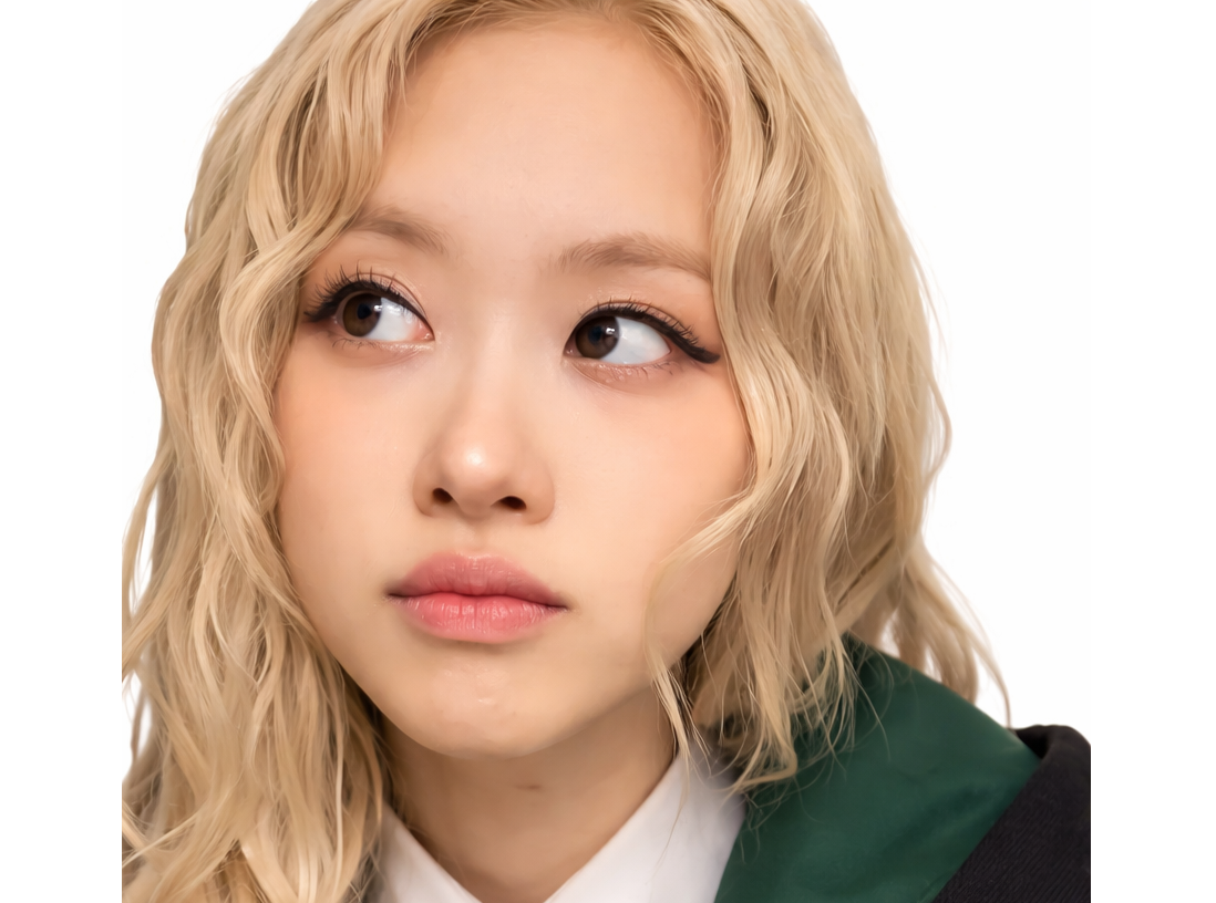 rose blackpink coreenne kpop regard zoom poudlard harry potter serpentard