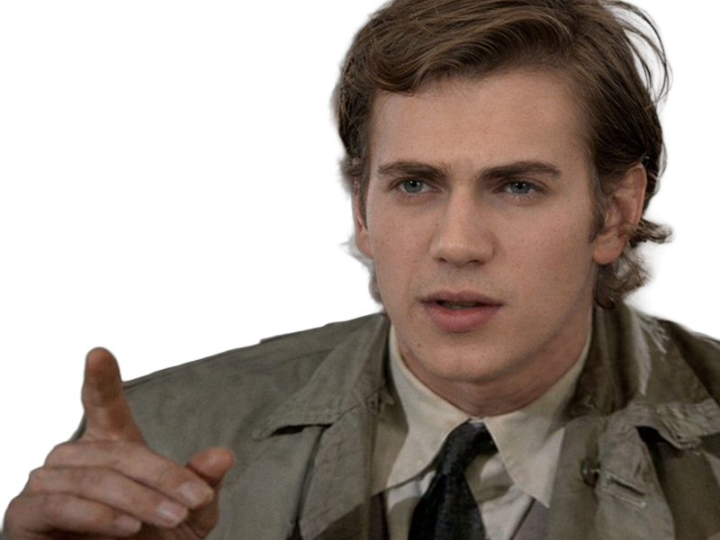 darth-63 darth 63 hayden christensen detective inspecteur columbo lieutenant enquete question policier police doigt