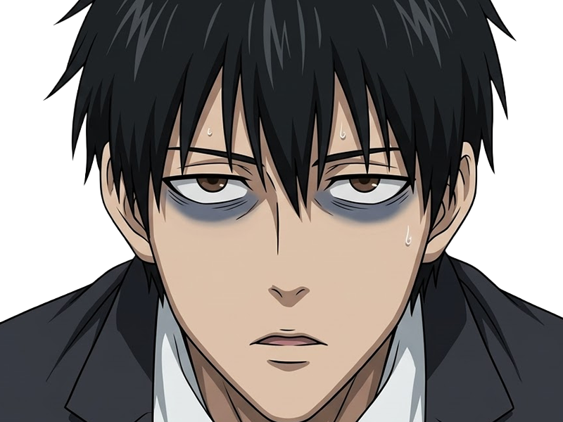 saitama chomeur cheveux jeune passe one punch man opm anime manga heros protagoniste