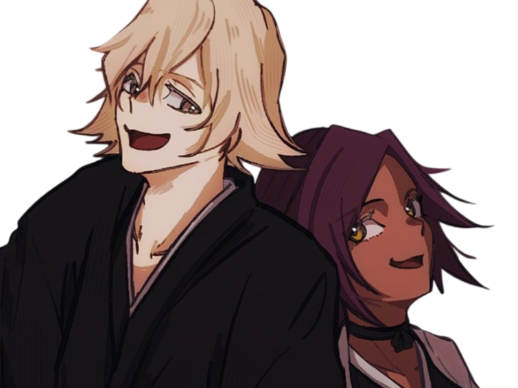 kisuke urahara bleach chapeau vert oeil opimissime bloop yoruichi shihouin probleme de couple