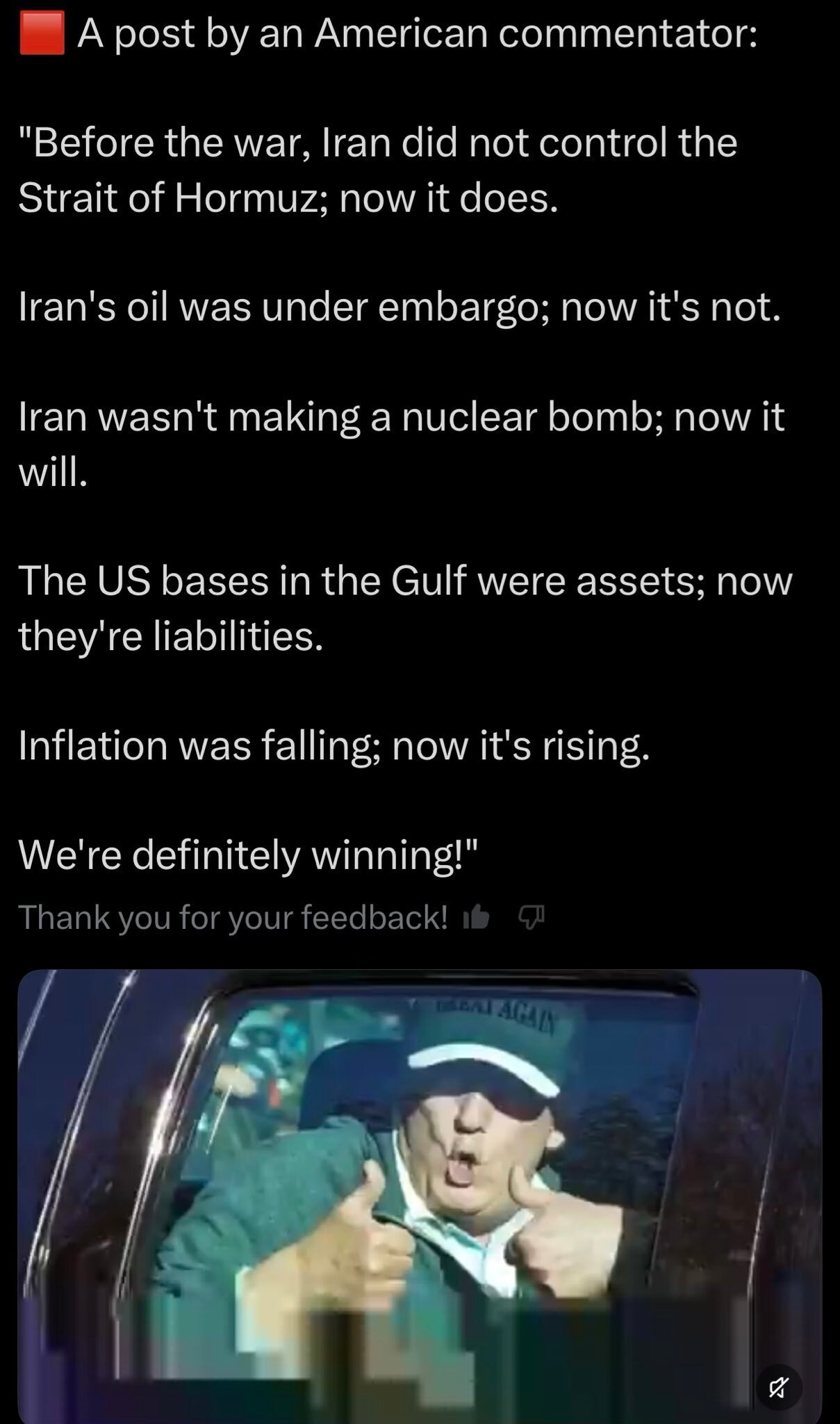 irgc bison artifice mortier hormuz detroit orient mollah perse teheran khamenei petrol taco saudi bibi