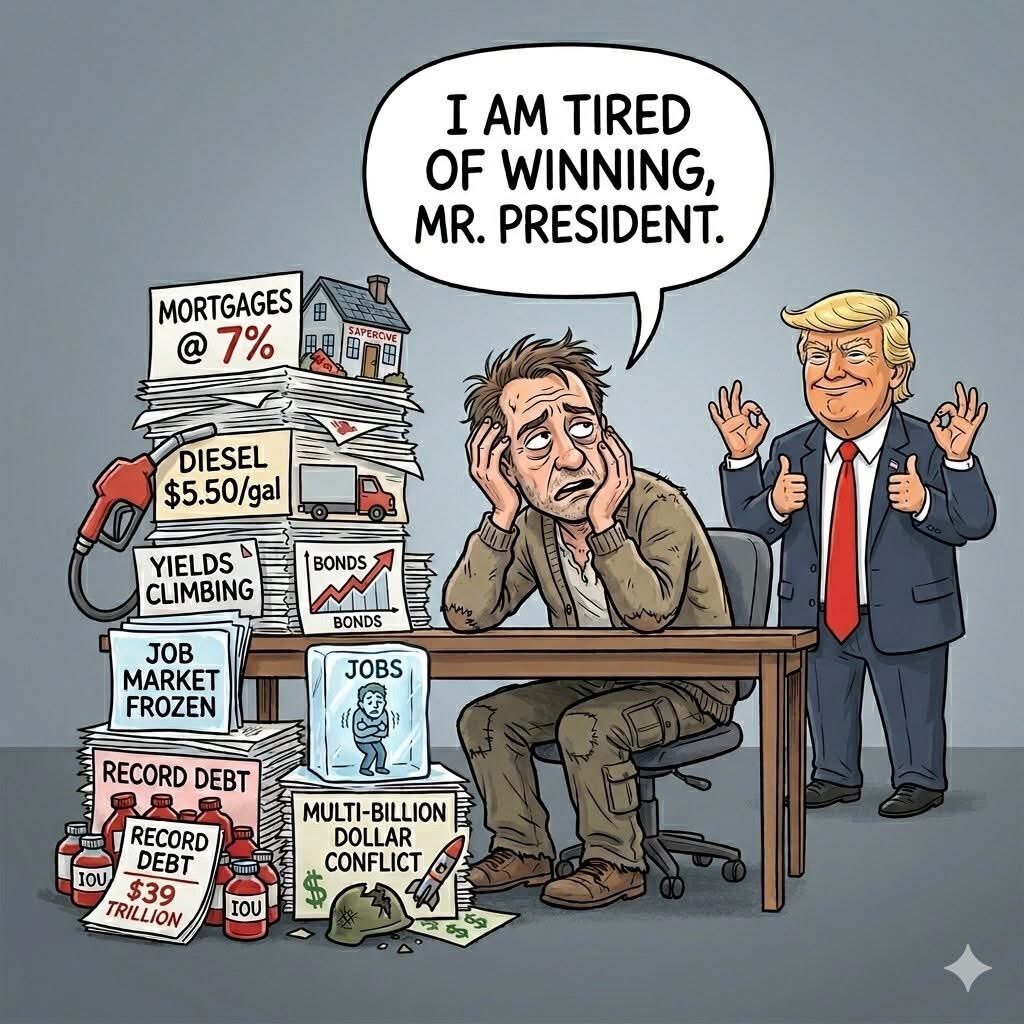 tired winning too fatigue gagner trop trump