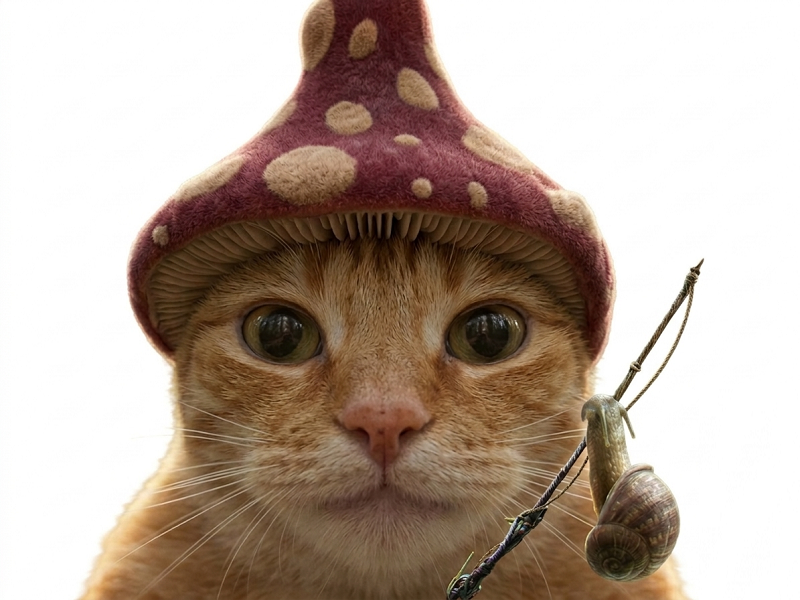 chat champignon schtroumpf bleu we live love lie meme smurf cat miroir escargot