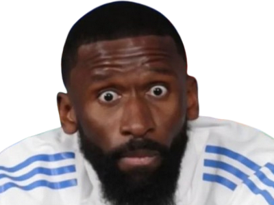 antonio rudiger choc choque chokbar choquant abasourdi etonne ahuri what quoi ebahi grands yeux peur