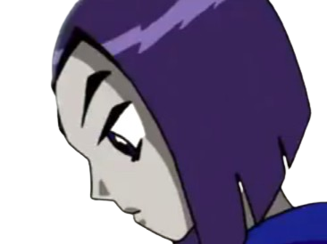 raven teen titans violet pourpre dc comics demi demone trichoporphyree indigo