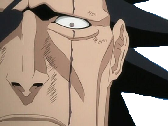 zaraki kenpachi bleach sepp cicatrice cache oeil district 80 bro bloop