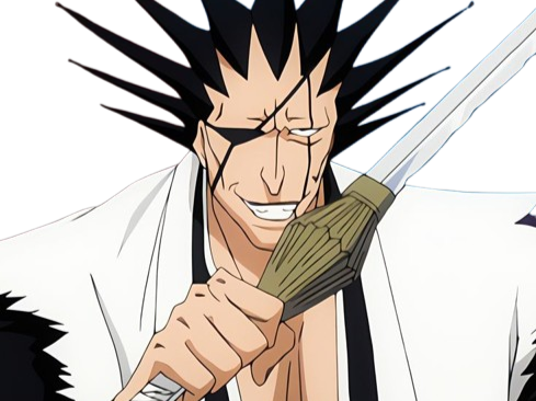 zaraki kenpachi bleach sepp cicatrice cache oeil district 80 bro bloop