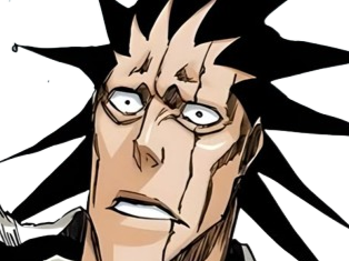 zaraki kenpachi bleach sepp cicatrice cache oeil district 80 bro bloop