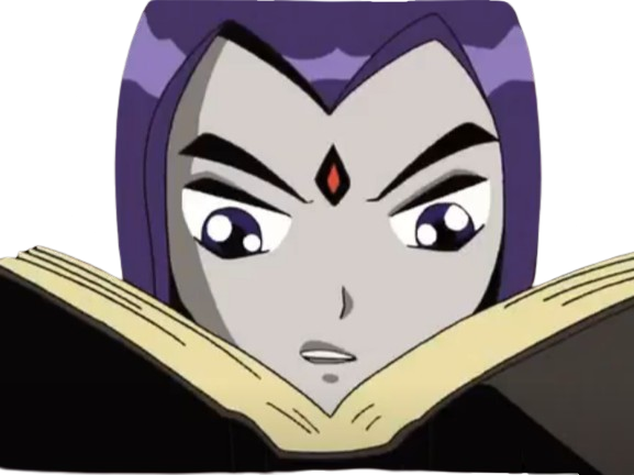 raven teen titans violet pourpre dc comics demi demone trichoporphyree indigo livre