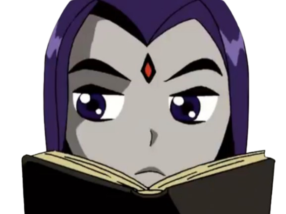 raven teen titans violet pourpre dc comics demi demone trichoporphyree indigo livre