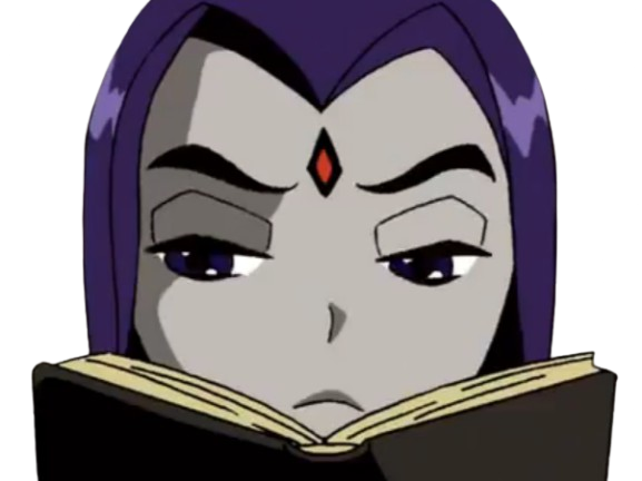 raven teen titans violet pourpre dc comics demi demone trichoporphyree indigo livre