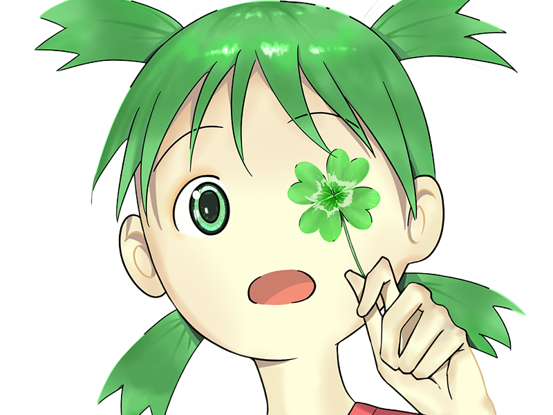 koiwai yotsuba manga fillette cheveux verts yeux gamine enfant