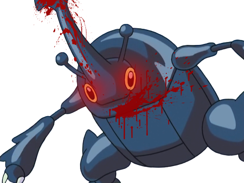 scarhino heracross heracros pokemon pkm anime jeu type insecte combat 2g johto unicorne