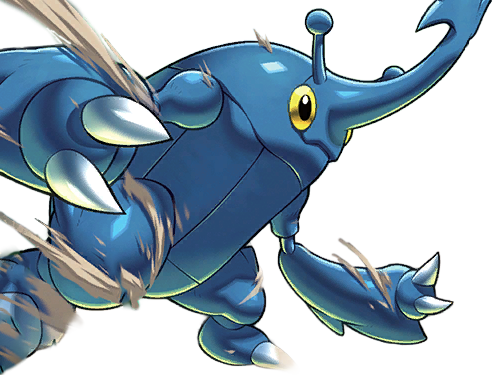 scarhino heracross heracros pokemon pkm anime jeu type insecte combat 2g johto unicorne