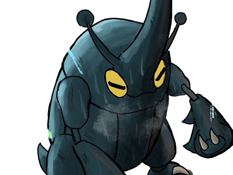 scarhino heracross heracros pokemon pkm anime jeu type insecte combat 2g johto unicorne
